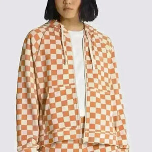 VAN’S WOMENS FLYING CACOON FRENCH TERRY FULL ZIP NWOT SIZE SMALL